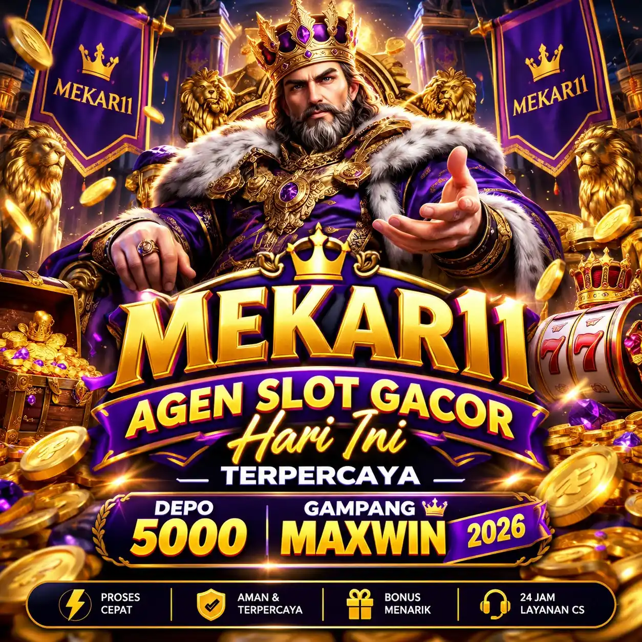 MEKAR11 - Agen Slot Gacor Hari Ini Terpercaya Depo 5000 Gampang Maxwin 2026